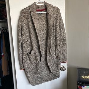 Roots long cabin cardigan